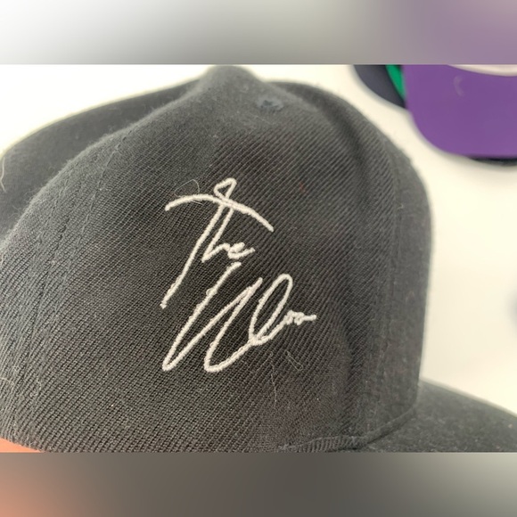 SportsTer Worcester Woo Socks Black Red Baseball Cap - Picture 4 of 5